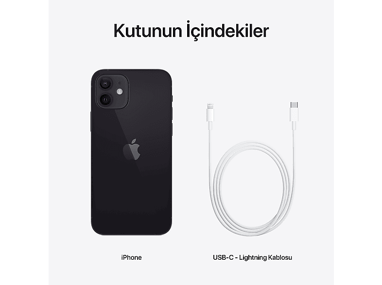 APPLE iPhone 12 256GB Akıllı Telefon Siyah Fiyat & Özellik