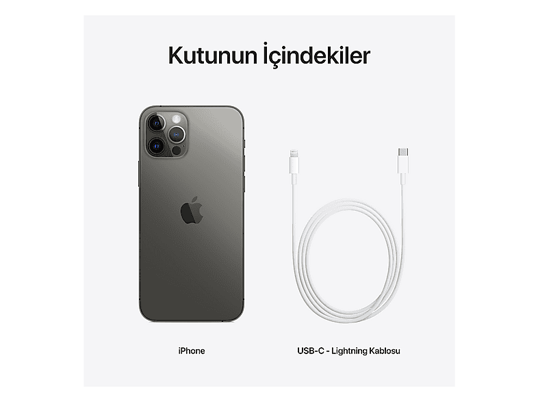 APPLE iPhone 12 Pro 512GB Akıllı Telefon Gri Fiyat & Özellik