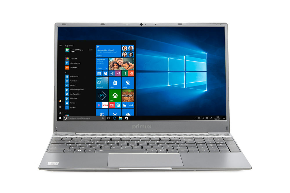 REACONDICIONADO Portátil - Primux ioxbook 15I3A, 15.6" FHD, Intel® Core™ i3-1005G1, 8 GB RAM, 256 GB SSD, UHD, W10, Gris