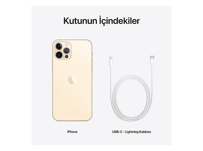 APPLE iPhone 12 Pro 128GB Akıllı Telefon Gold Fiyat & Özellik