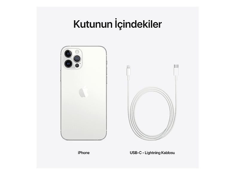 APPLE iPhone 12 Pro 256GB Akıllı Telefon Silver Fiyat & Özellik