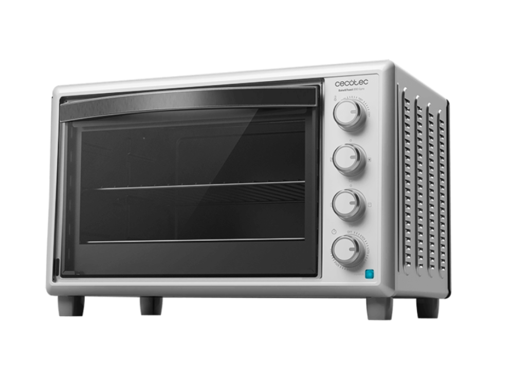 Mini horno - Cecotec Bake&Toast 890 Gyro, 2200 W, 60 l, 12 Funciones, Temporizador, Blanco