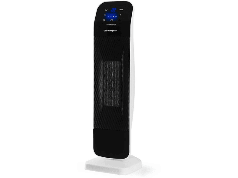 SOLMIRA® Calefactor Cerámico, Negro, Bajo Consumo, Inclinable 90