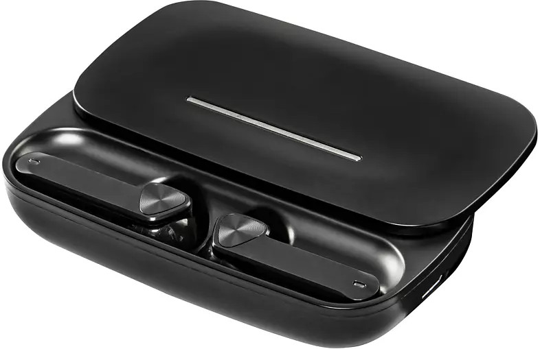 ISY Draadloze oortjes + Oplaadcase Zwart (ITW-2000-BK)