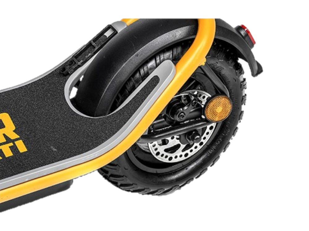 Patinete eléctrico - Ducati City Cross-E, 10", 350 W, Autonomía de 45 km, Protección IPX5, Amarillo