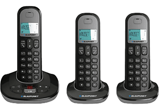 BLAUPUNKT OPTION TAM TRIO Fekete üzenet rögzítős dect telefon