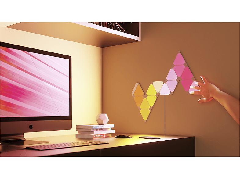 Nanoleaf Shapes Mini Triangles Expansion Light Panels Weiß Expansion Pack (10 Panels) — Foto 5 von 5