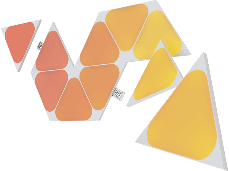 Nanoleaf Shapes Mini Triangles Expansion Light Panels Weiß Expansion Pack (10 Panels)