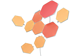 NANOLEAF Shapes Hexagons Starter Kit 9 PK Vernetzte Innenbeleuchtung multicolor/warmweiß/tageslichtweiß