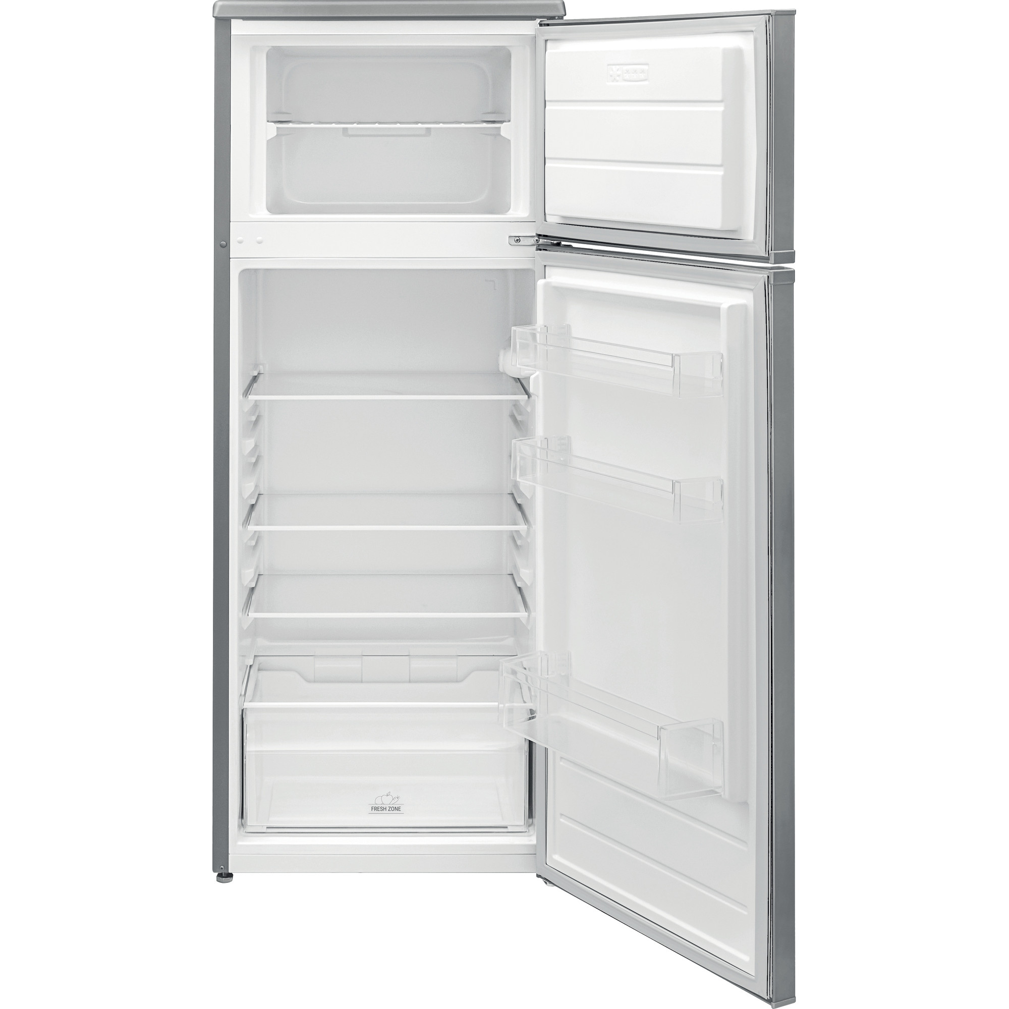 BAUKNECHT KDA 1420 S 2 Kühlgefrierkombination (E, 212 l, 1440 mm hoch, Edelstahloptik)