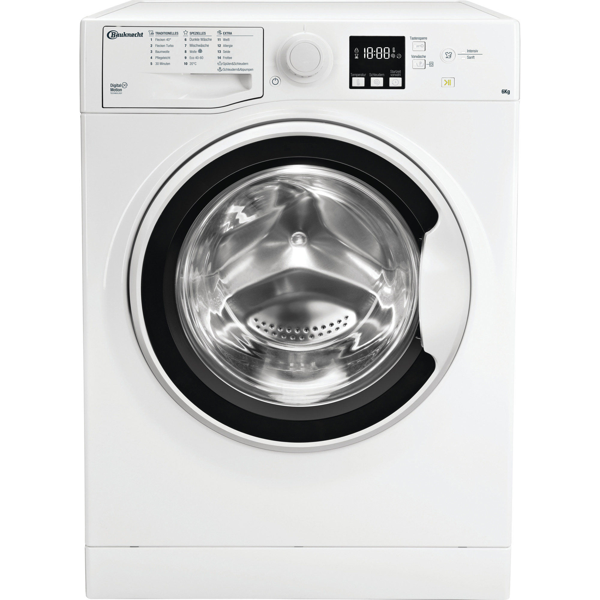 BAUKNECHT WM 62 SLIM N Waschmaschine (6 kg, 1151 U/Min., F)