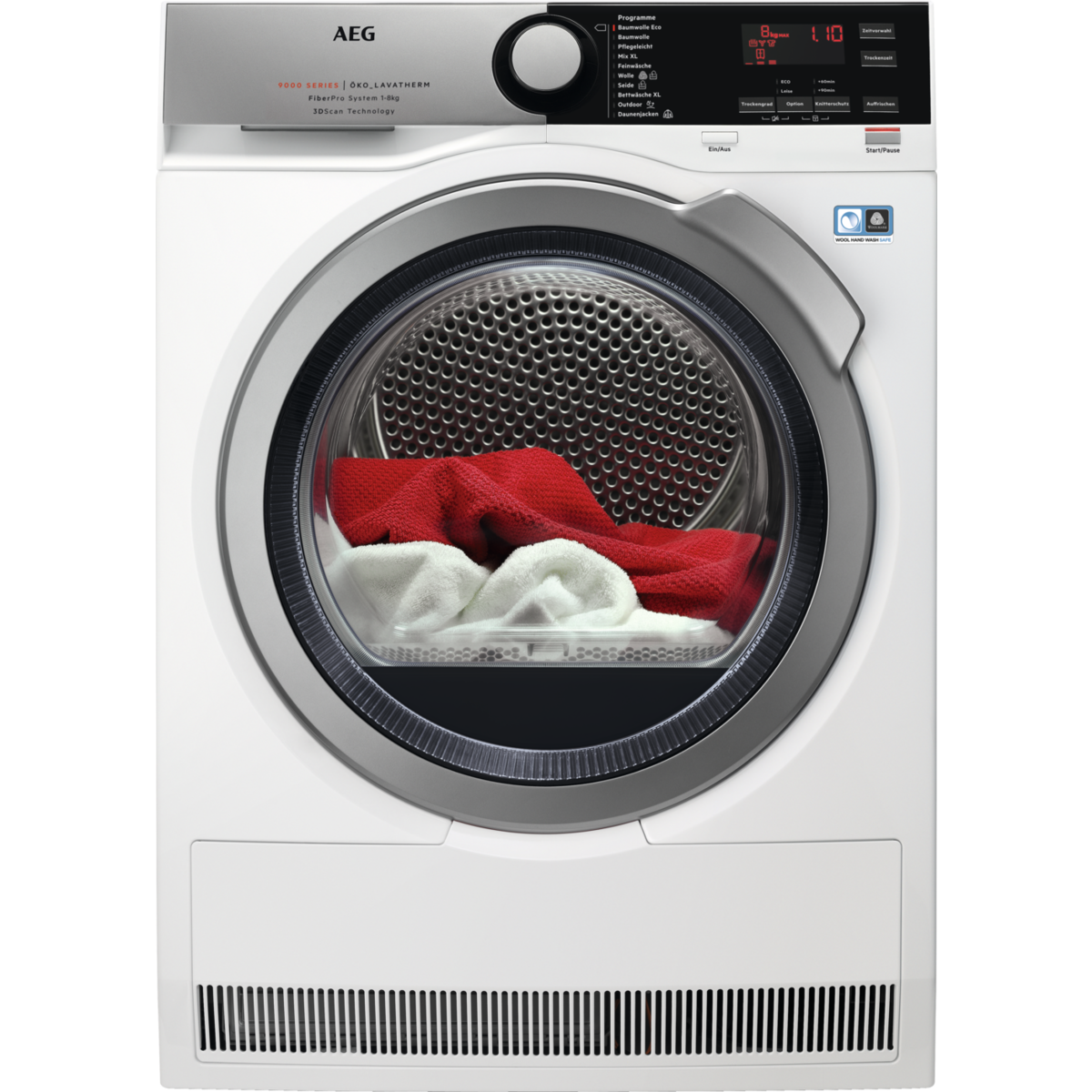 AEG T9ECOWP Wärmepumpentrockner (8 kg), Weiß)