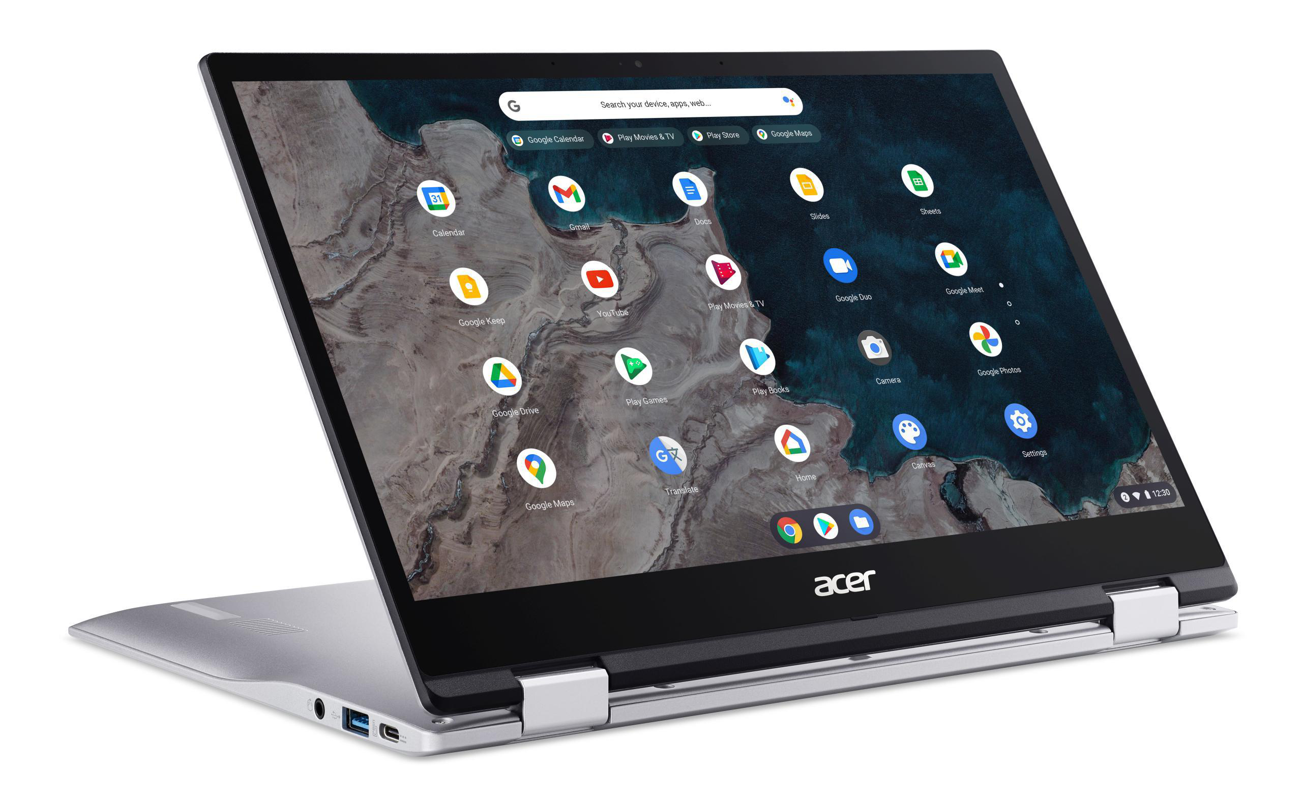 ACER Chromebook Spin 513 (CP513-1H-S8PU) - 13,3 Zoll - Qualcomm Snapdragon 700 Series 7c - 4 GB - 64 GB - Qualcomm Adreno™ Onboard Graphics - Google ChromeOS
