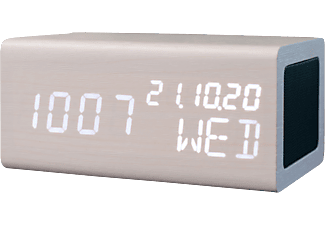 AVENWOOD AV1609 - Wecker mit Qi Charging (Weiss)