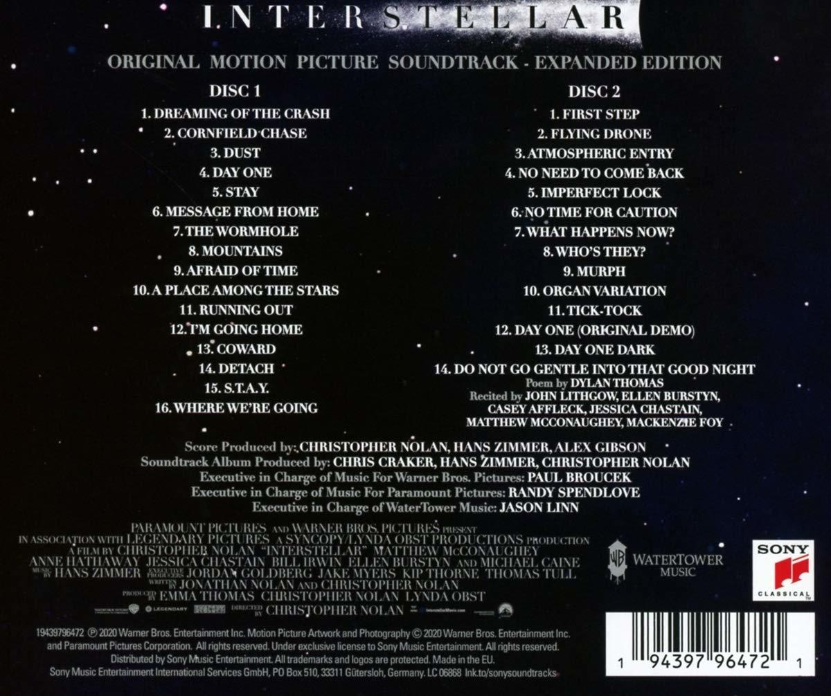 Filmzene - Interstellar (Expanded Version) (CD)