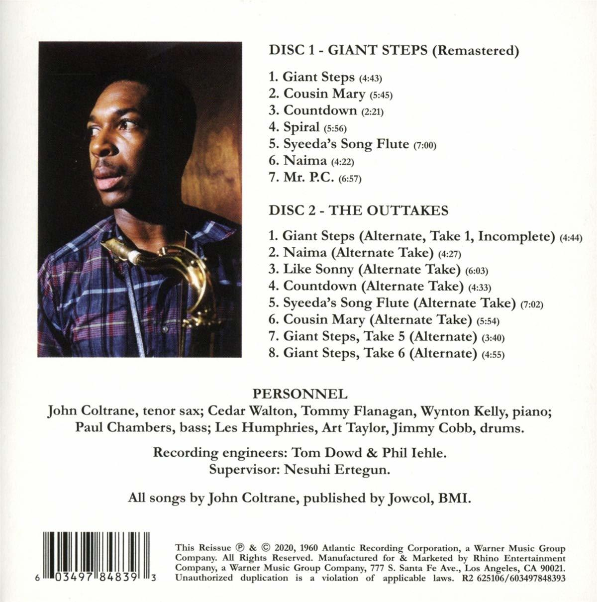 John Coltrane - Giant Steps(60th Anniversary Edition)  - (CD)