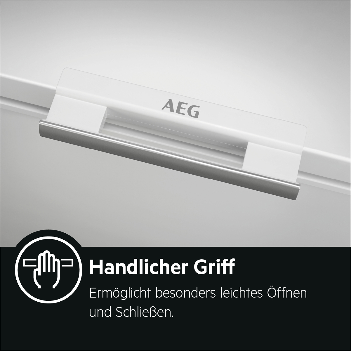AEG AHB531E1LW Gefriertruhe (E, 308 l, 845 mm hoch)
