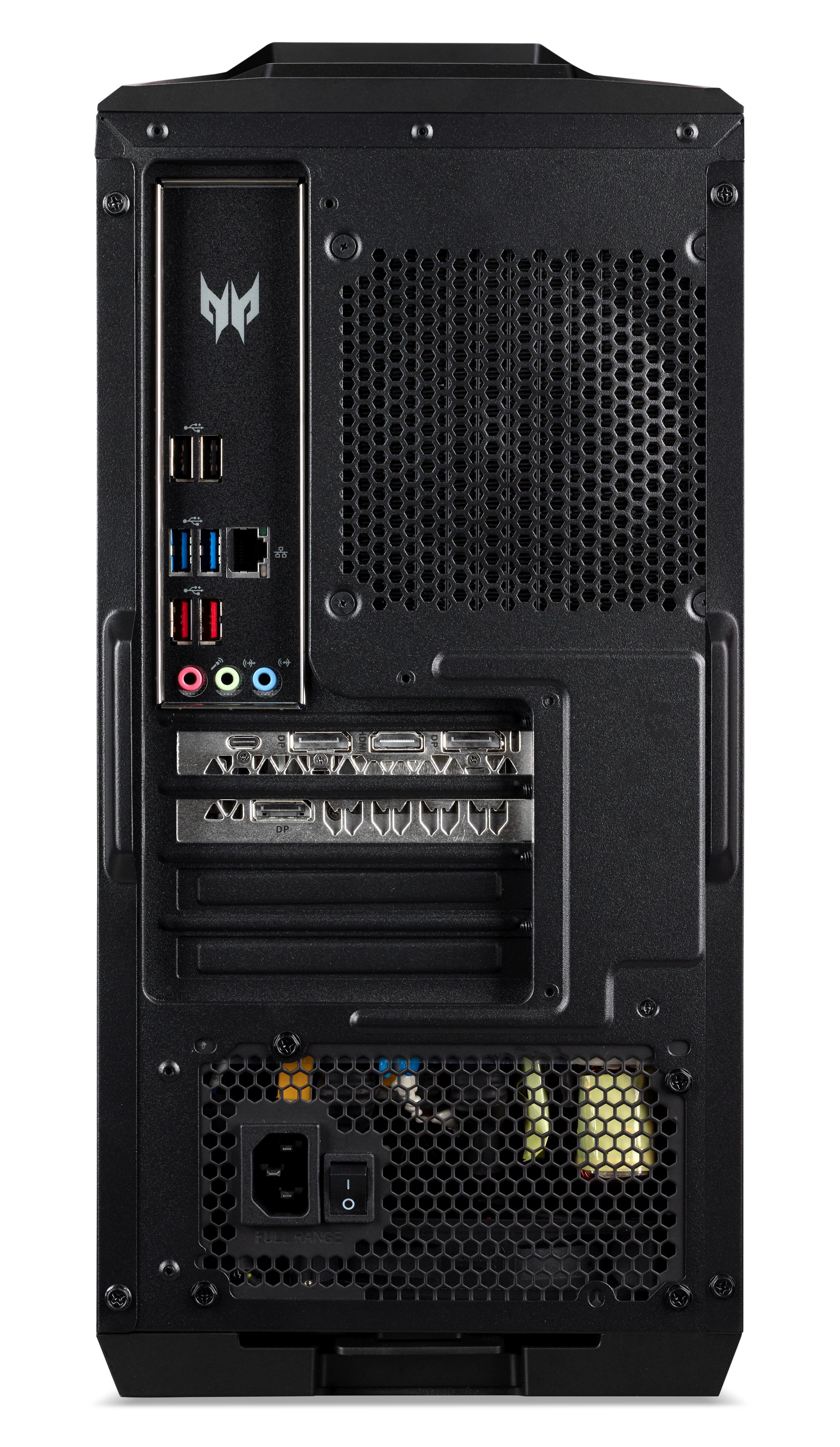 ACER Predator Orion 5000 (PO5-615s), RAM, 3070 16 TB 1 Intel® mit Home PC GB i7-10700K NVIDIA, GeForce 10 Windows RTX™ (64 Prozessor, SSD, Gaming Bit)
