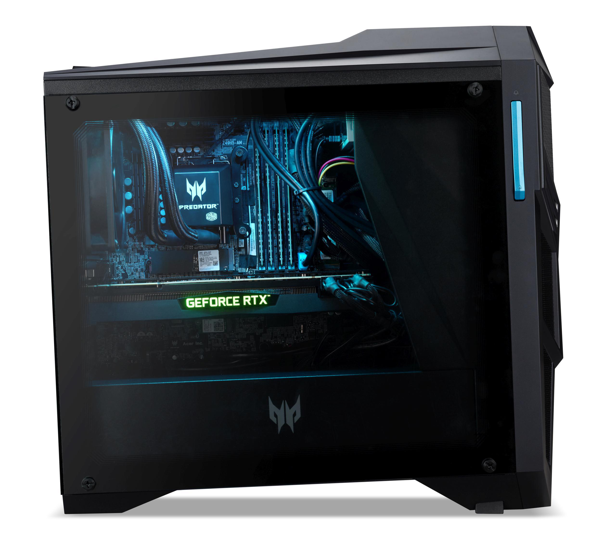 ACER Predator Orion 5000 (PO5-615s) mit durchsichtigen Seitenfenster i9-10900K - 32 GB - 1 TB - NVIDIA GeForce RTX™ 3080 - Windows 10 Home (64 Bit)