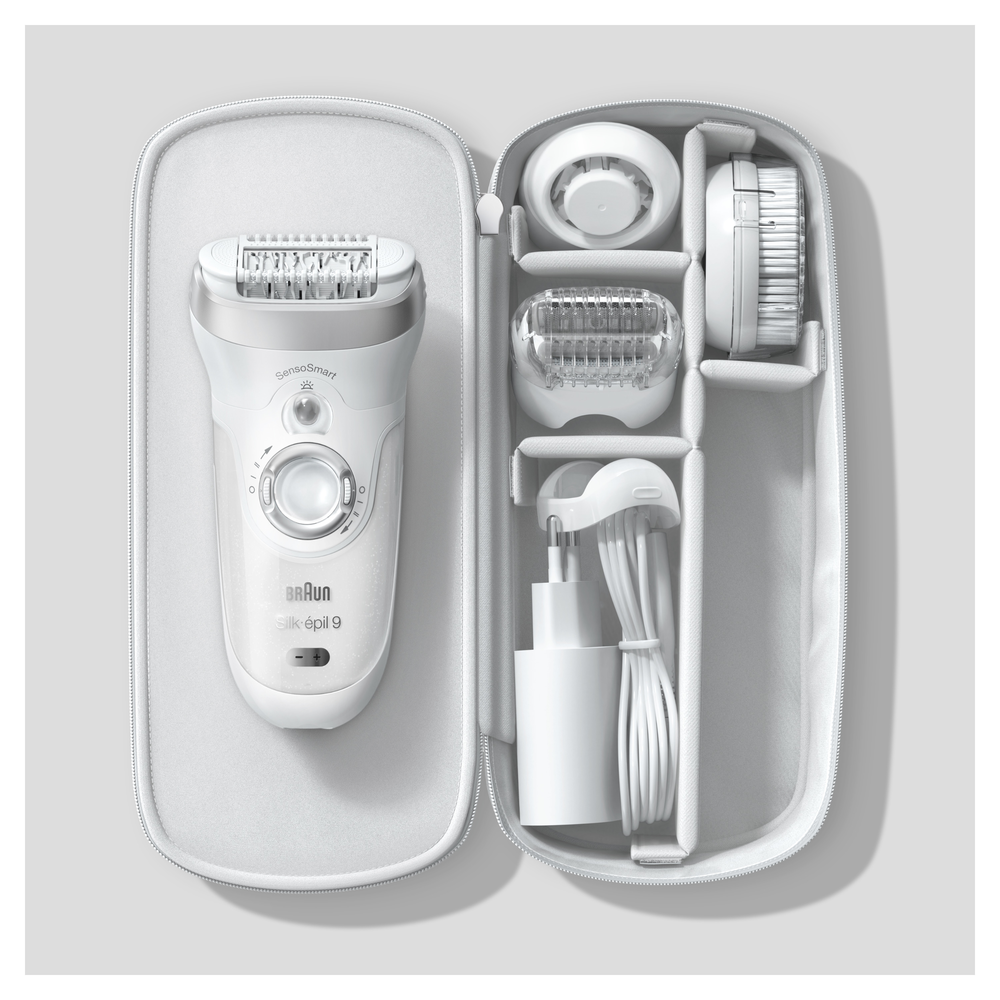 BRAUN Epilierer Silk Epil 9 inkl. Peeling Bürste (9-720)