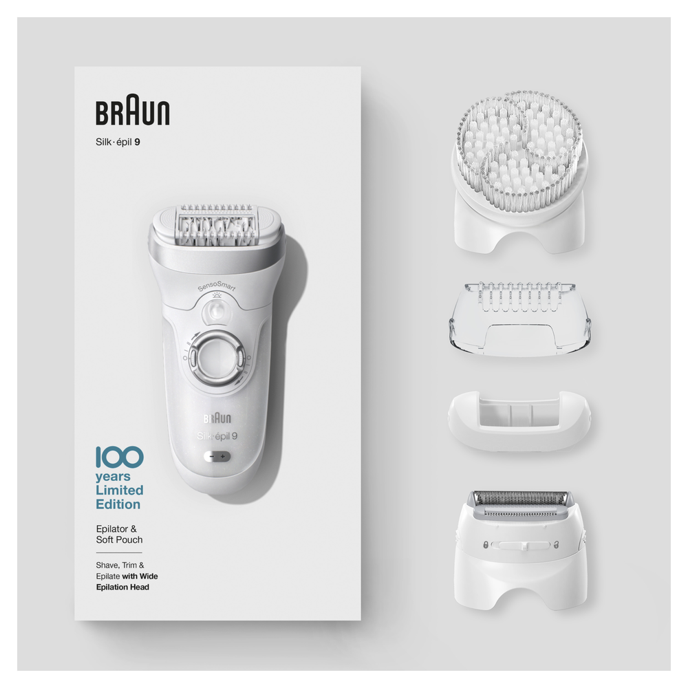 BRAUN Epilierer Silk Epil 9 inkl. Peeling Bürste (9-720)