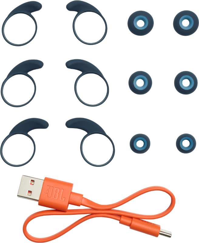 JBL Reflect Mini NC Blauw In-ear Draadloze sport-oordopjes Blauw