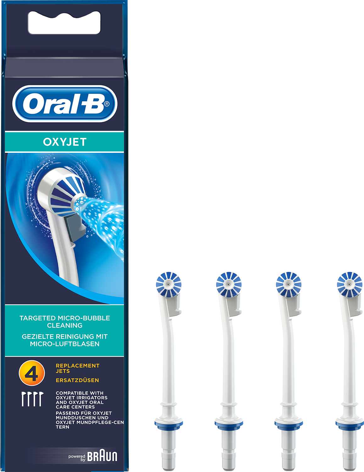Oral B Oxyjet 4 Opzetborstels afbeelding