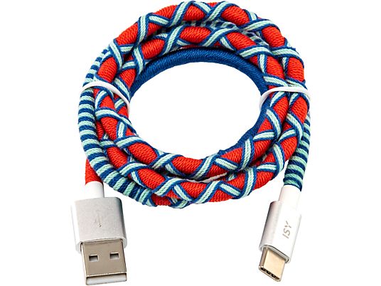 ISY IUC-4100-RB-C - Câble de charge USB-C (Multicolore)