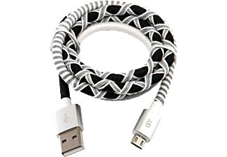 ISY IUC-4100-SB-M - Câble de charge Micro-USB (Noir/Gris/Blanc)