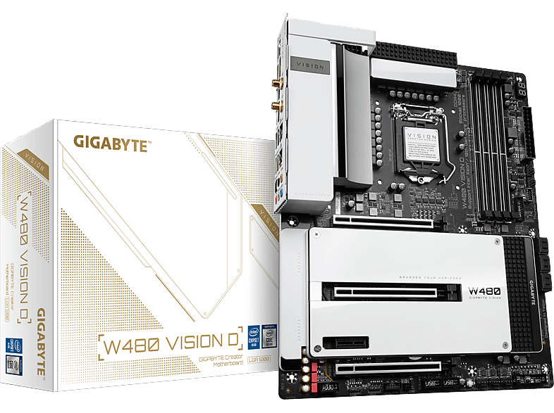 GIGABYTE W480 VISION D Mainboard Mehrfarbig | MediaMarkt