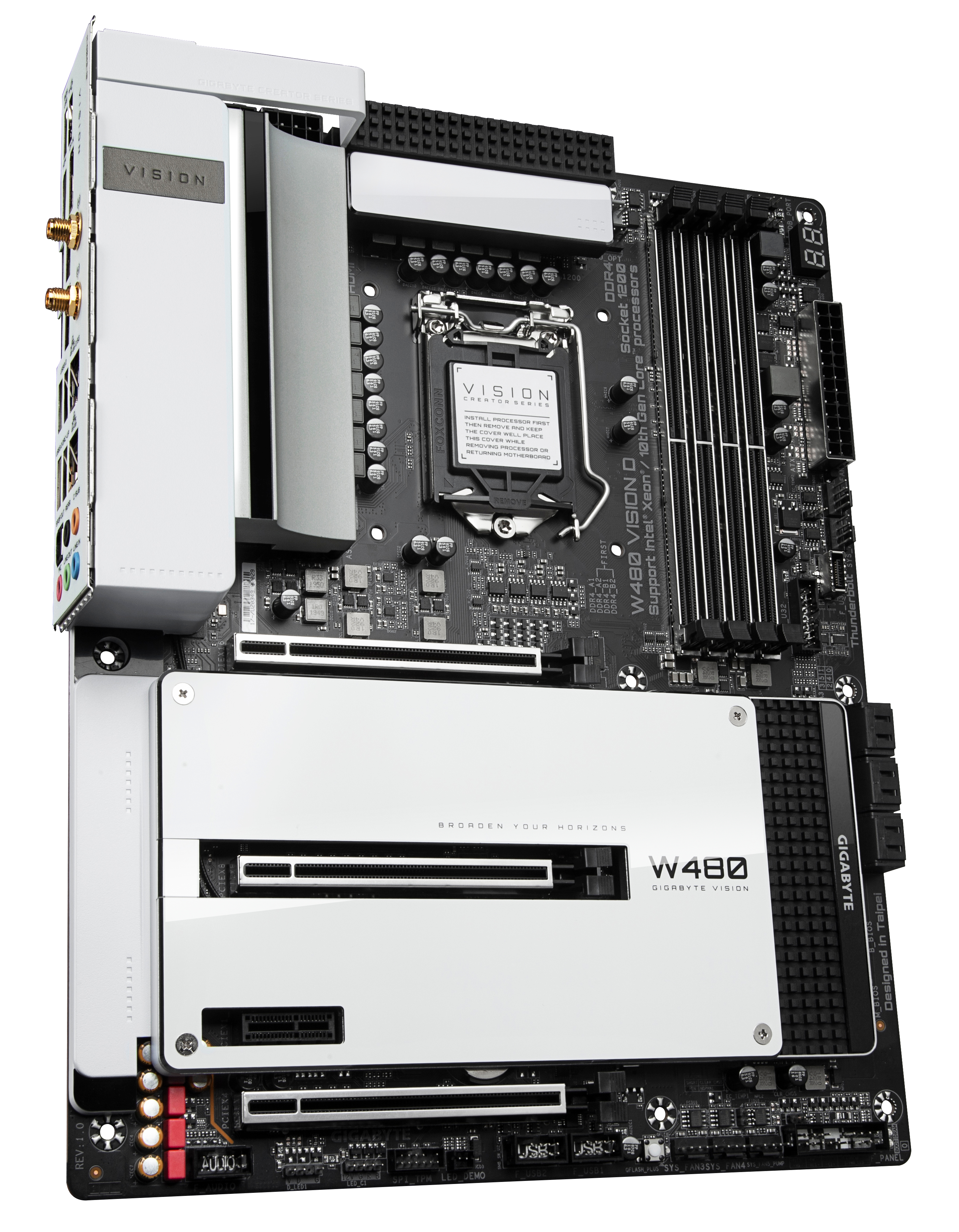 GIGABYTE W480 VISION D Mainboard Mehrfarbig
