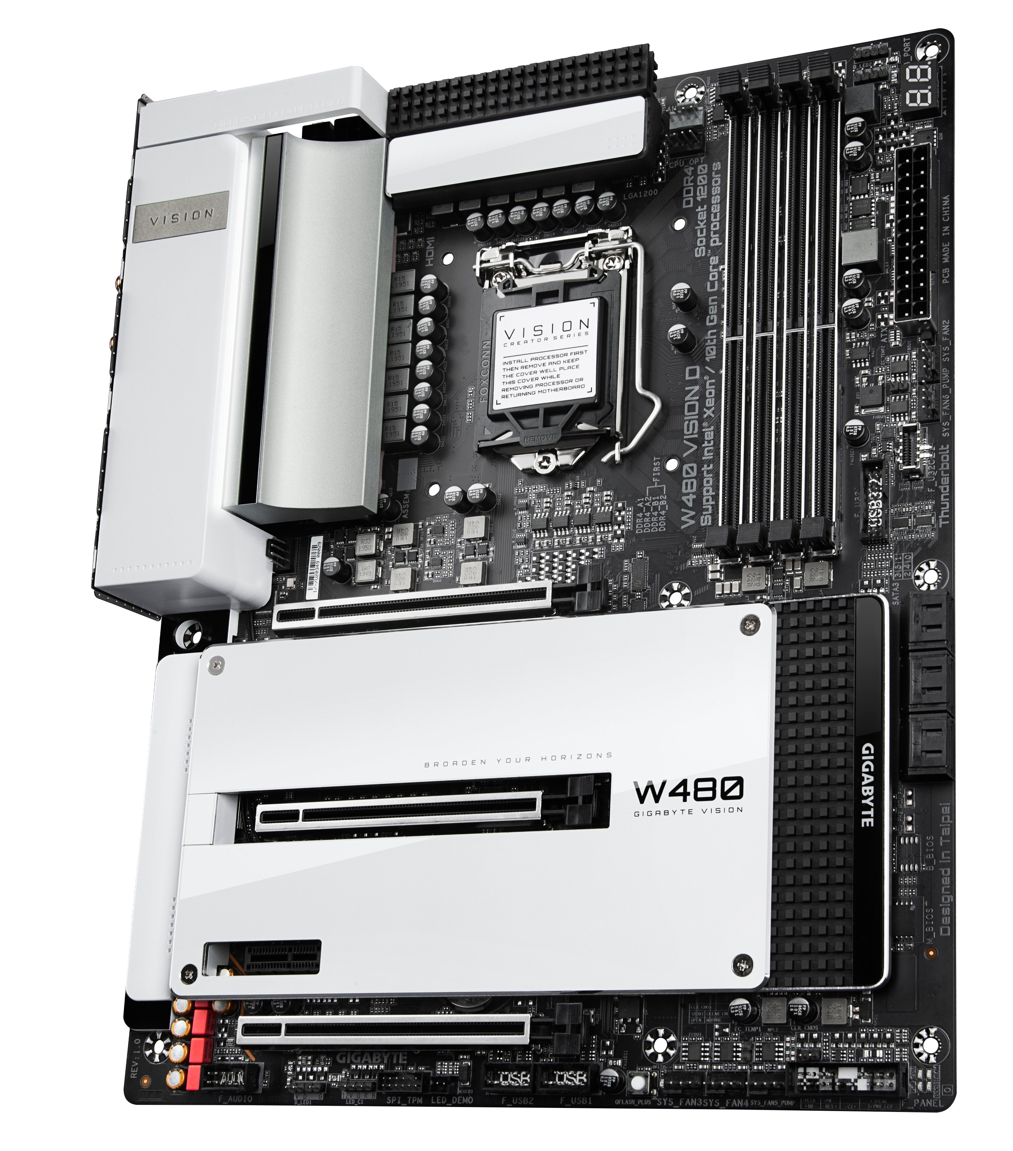 GIGABYTE W480 VISION D Mainboard Mehrfarbig