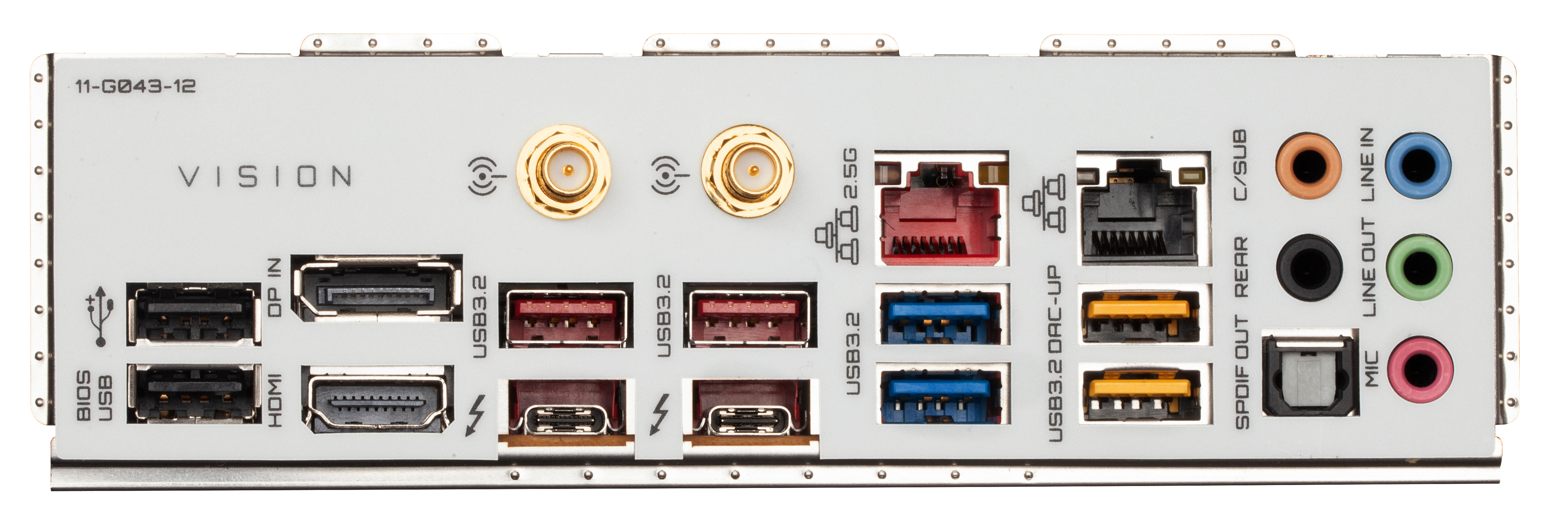 GIGABYTE W480 VISION D Mainboard Mehrfarbig