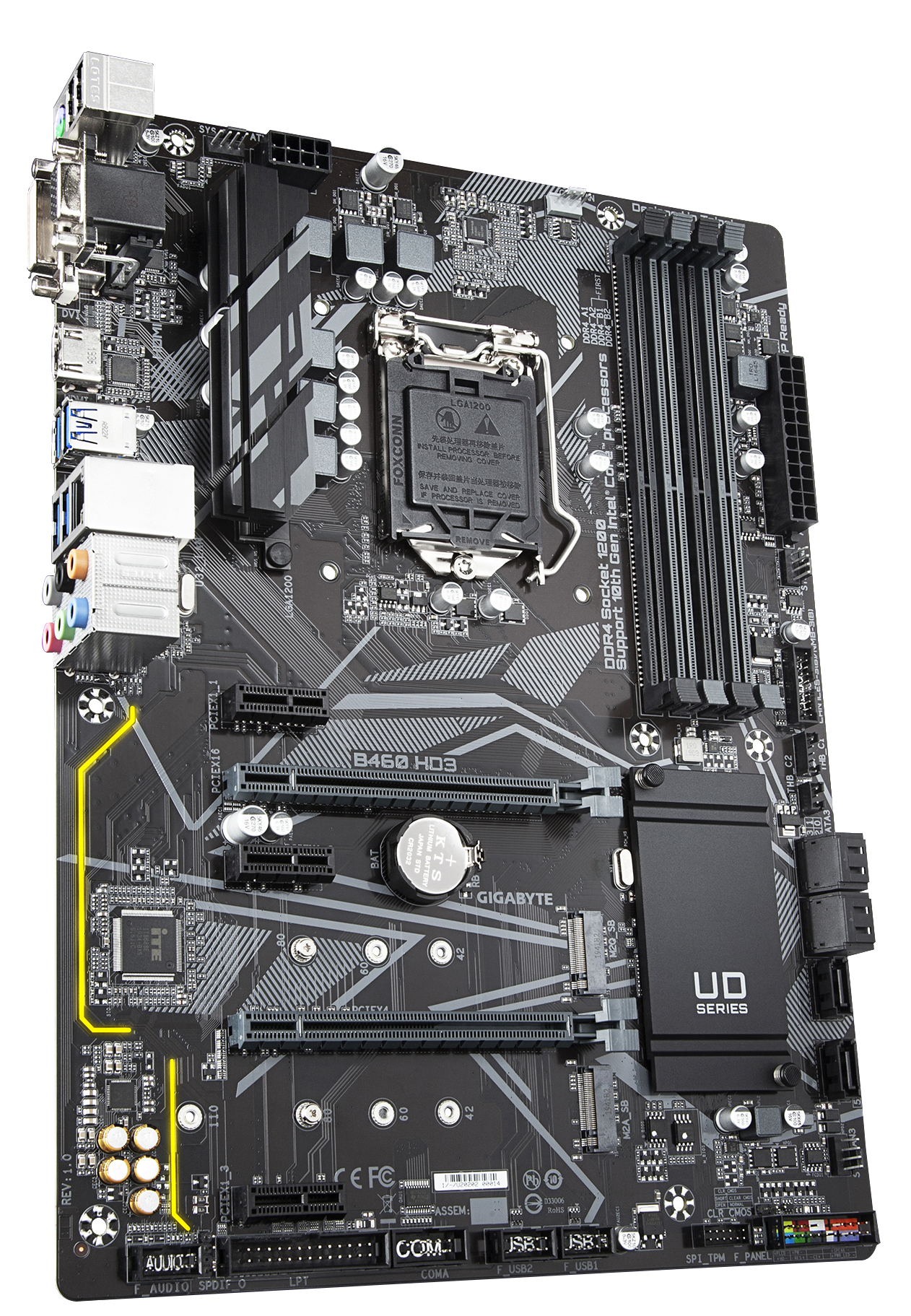 GIGABYTE B460 HD3 Mainboard Mehrfarbig