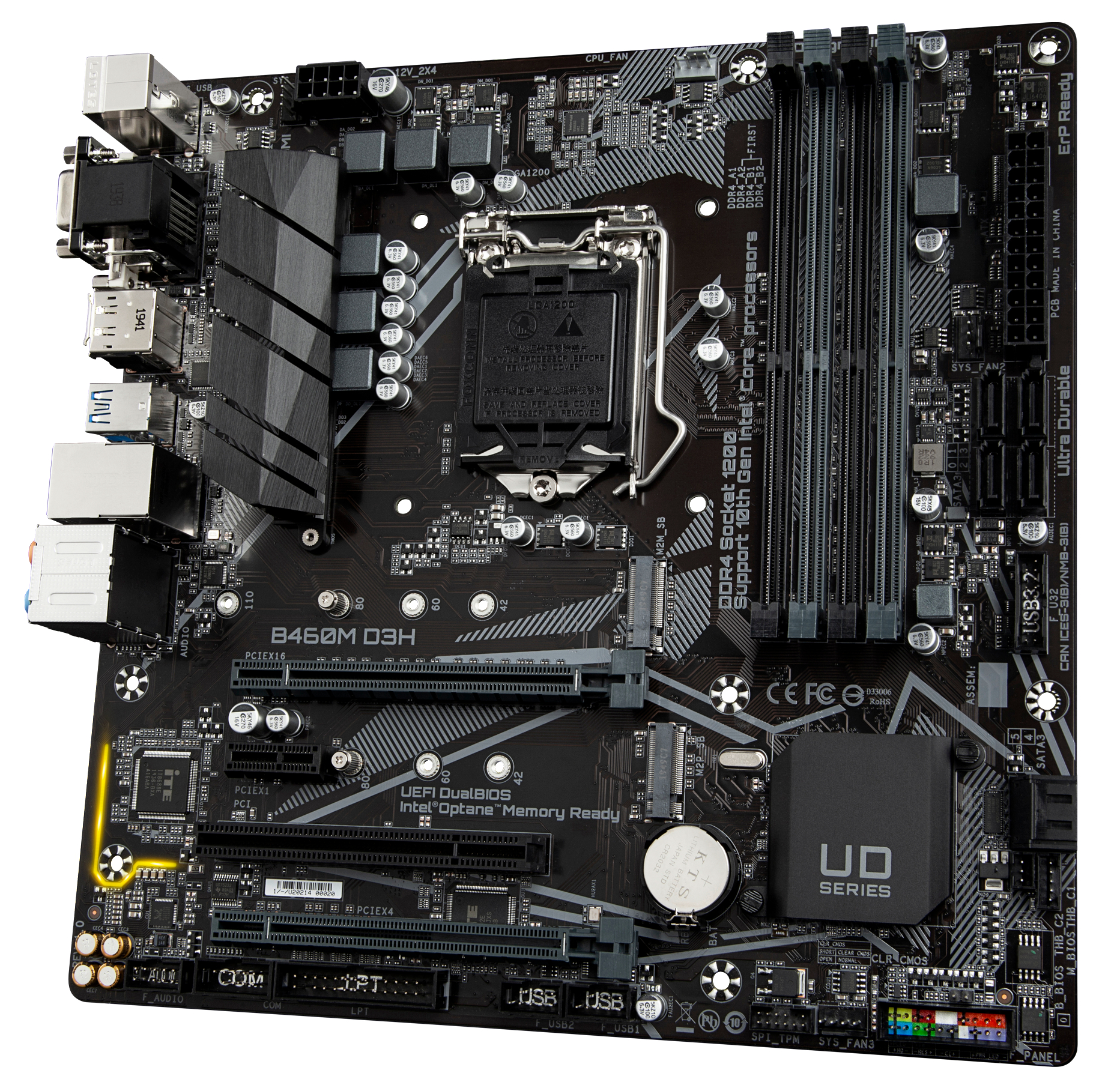 GIGABYTE B460M D3H Mainboard Schwarz
