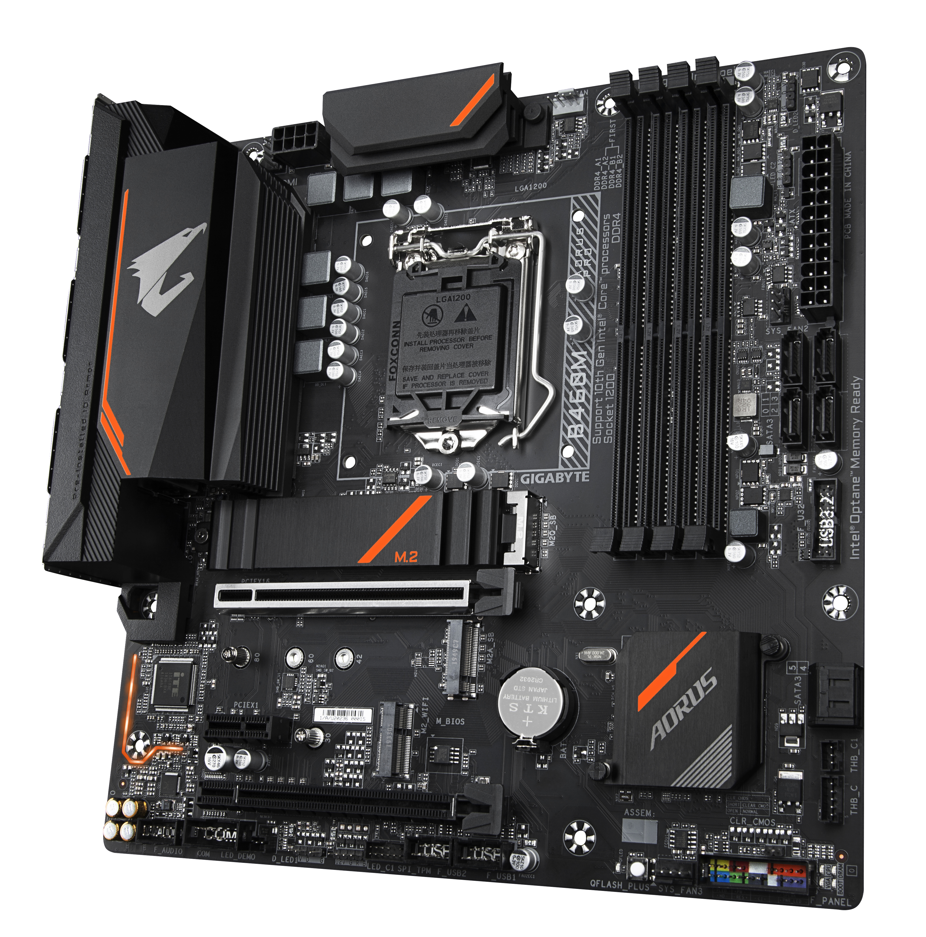 GIGABYTE B460M AORUS PRO Mainboard Mehrfarbig