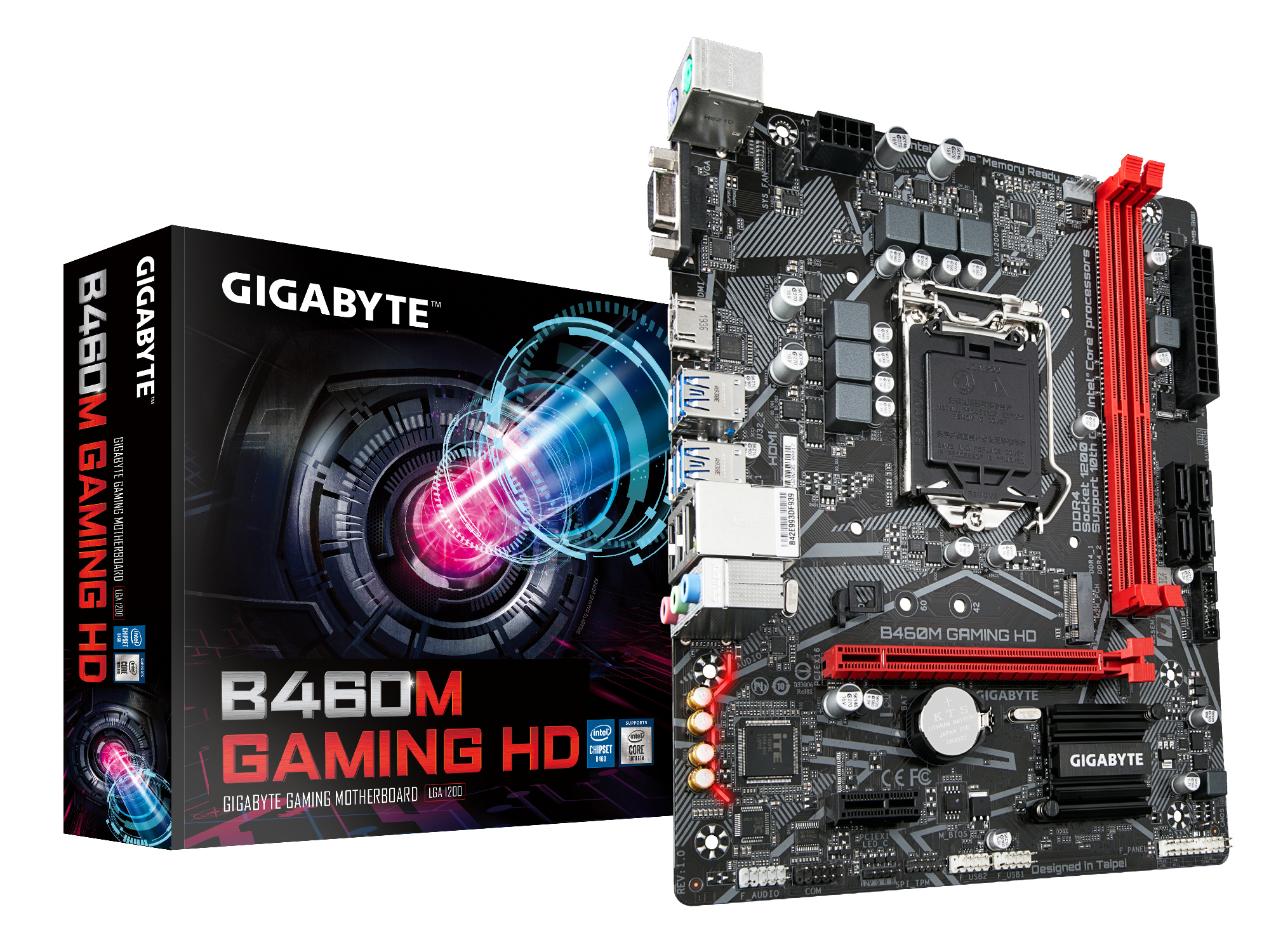 HD Mainboard Schwarz GAMING B460M GIGABYTE