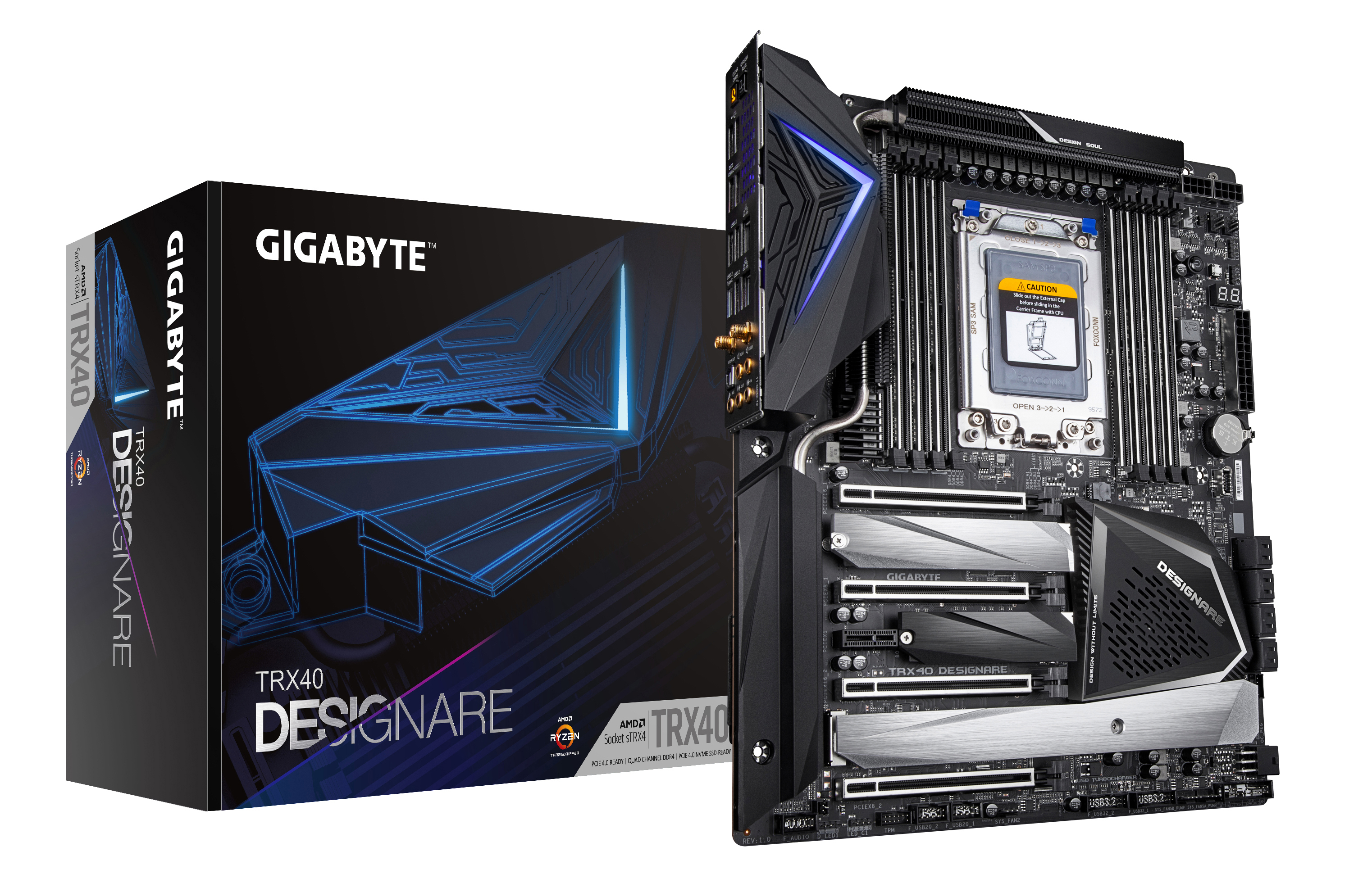 GIGABYTE TRX40 DESIGNARE Mainboard Mehrfarbig
