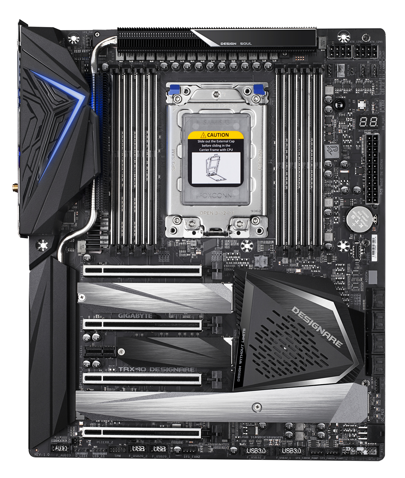 GIGABYTE TRX40 DESIGNARE Mainboard Mehrfarbig