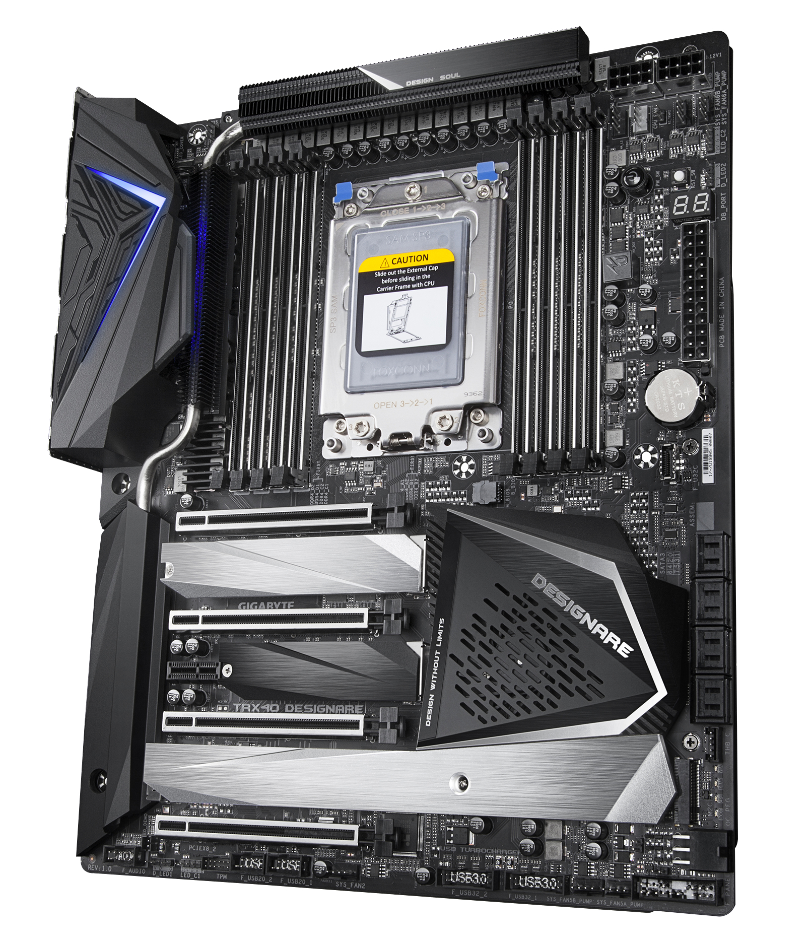 GIGABYTE TRX40 DESIGNARE Mainboard Mehrfarbig