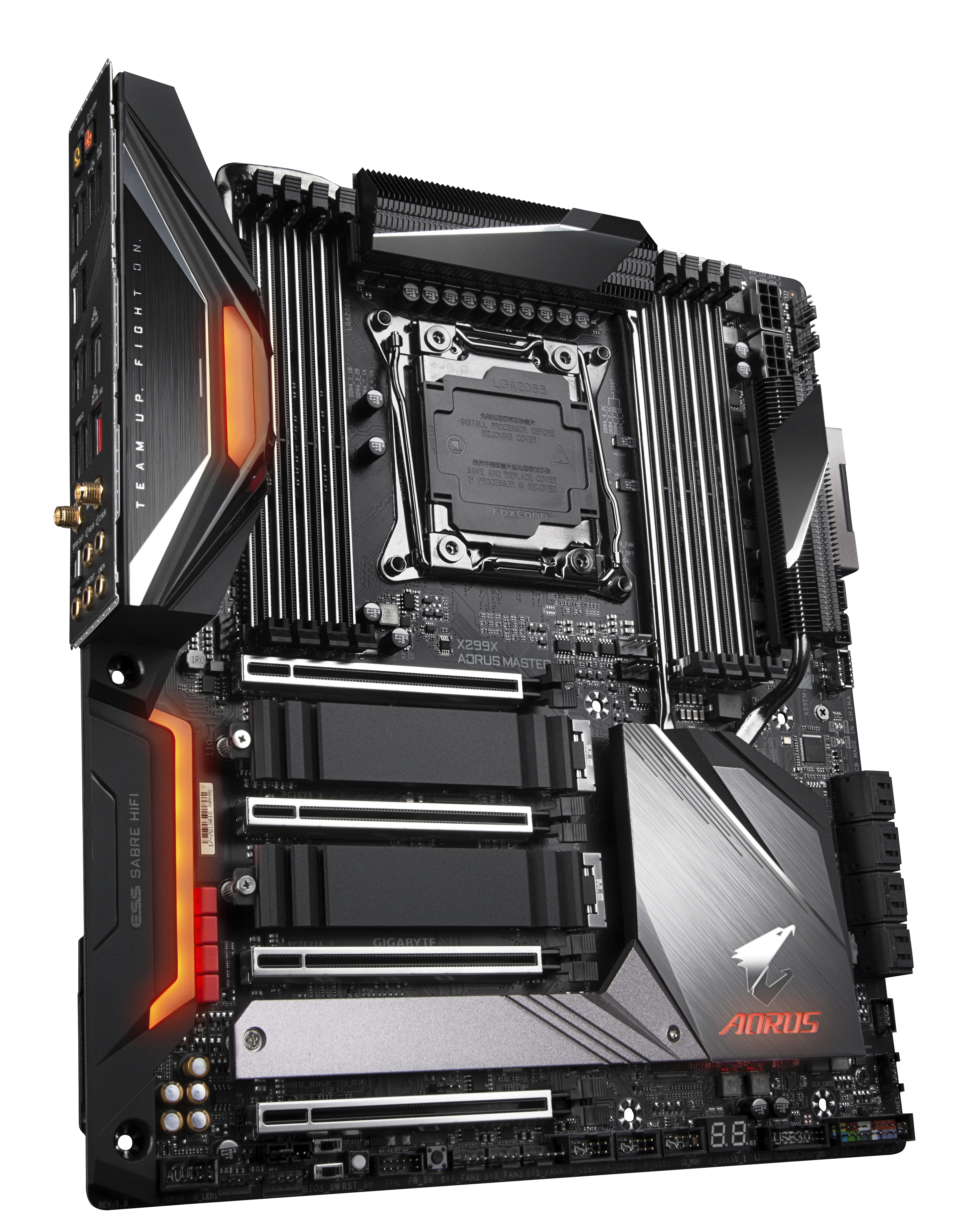 GIGABYTE X299X AORUS MASTER Mainboard Mehrfarbig
