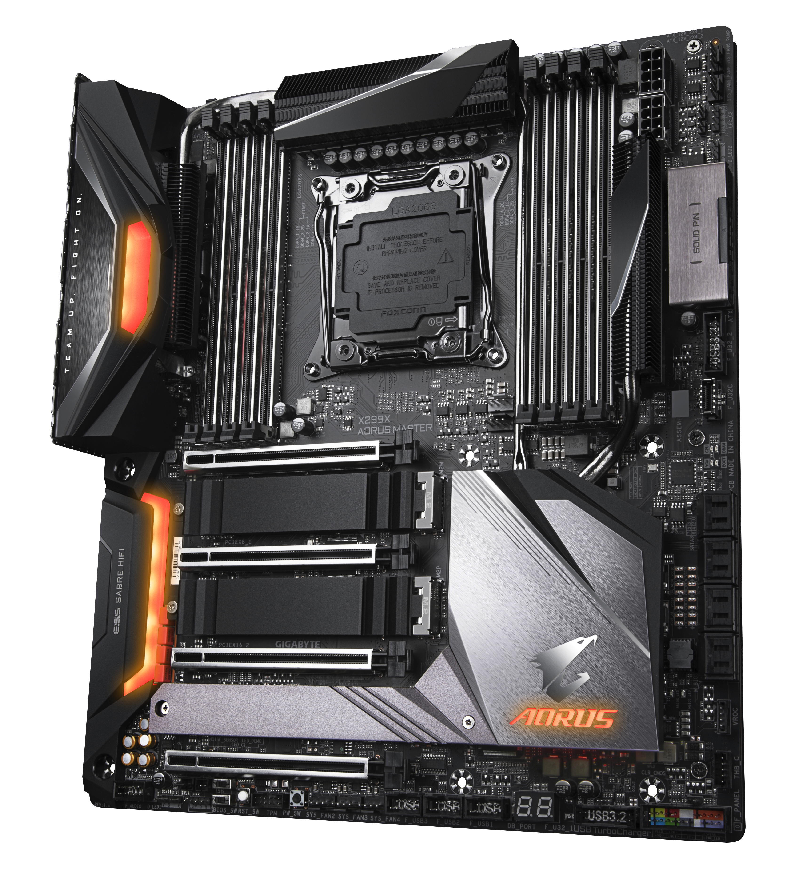 GIGABYTE X299X AORUS MASTER Mainboard Mehrfarbig