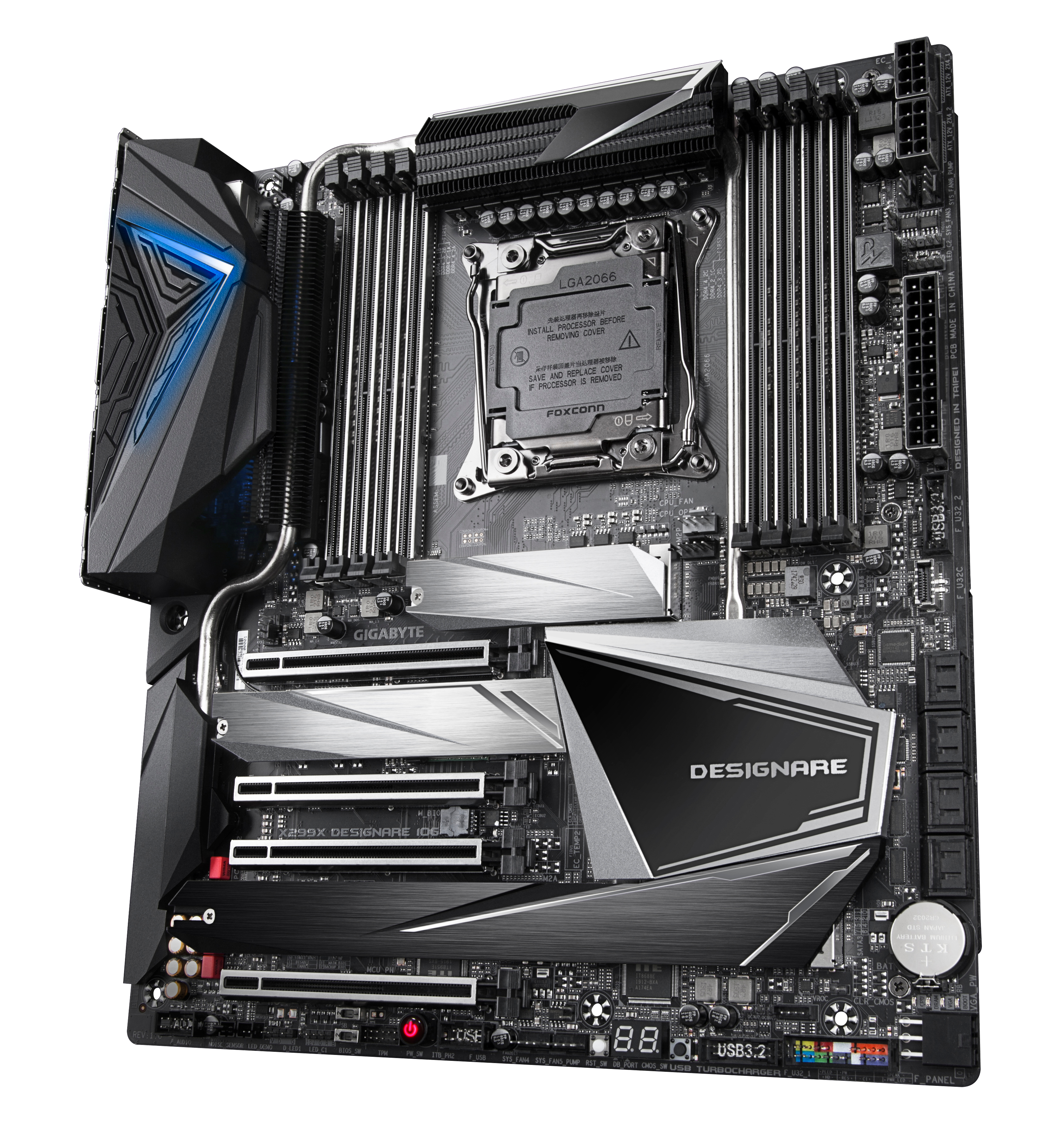 GIGABYTE X299X DESIGNARE-10G Mainboard Mehrfarbig
