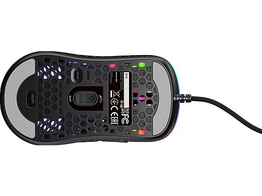 CHERRY M42 RGB - Souris Gaming, Filaire, Optique avec diodes laser, 16000 cpi, Noir