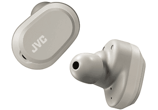 Auriculares True Wireless - JVC HA-A50T-H-U, True Wireless, Bluetooth, IPX4, 32 h, Gris + Estuche de carga
