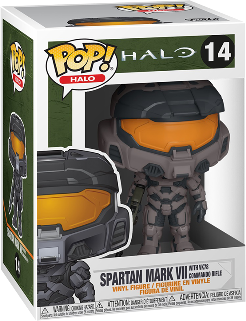 FUNKO POP! Games: Halo - Spartan Mark VII - Figurine en vinyle (Gris)