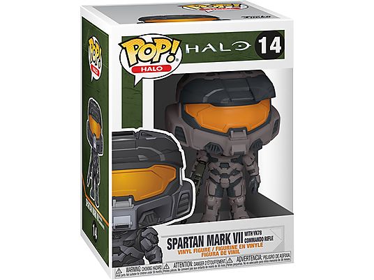 FUNKO POP! Games: Halo - Spartan Mark VII - Figurine en vinyle (Gris)