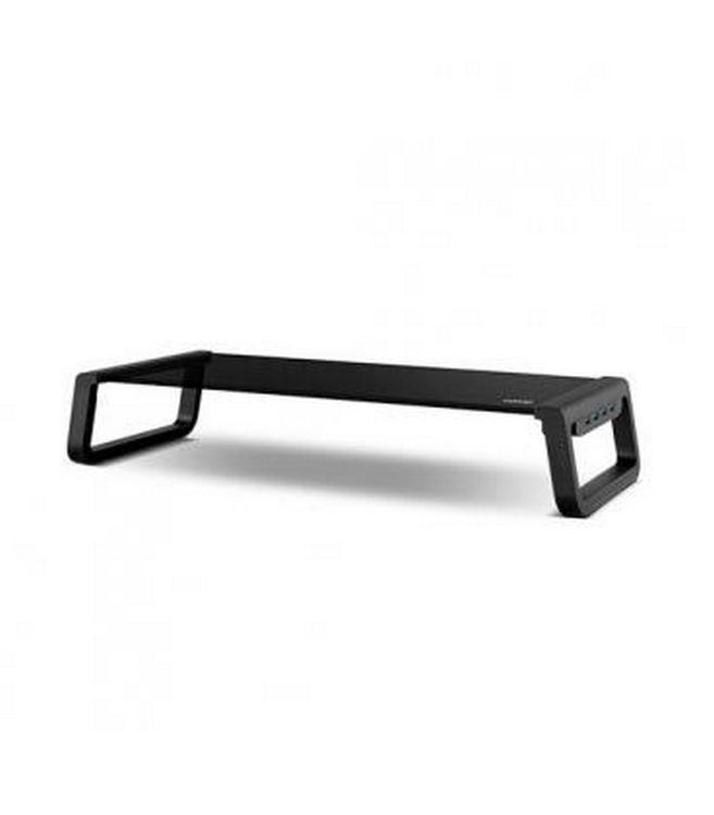 Soporte monitor - Ozone Stand Monitor, Para PC, 4x USB 3.1, Negro