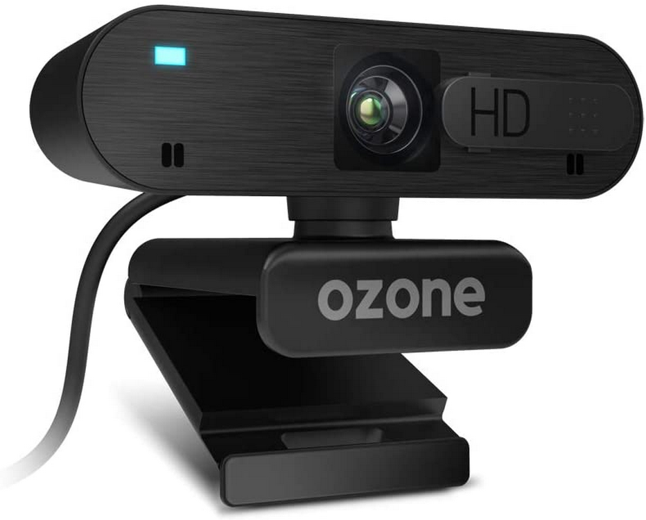 Webcam - Ozone LiveX50, Full HD 1920x1080p, Micrófono, USB, Sensor CMOS, Negro