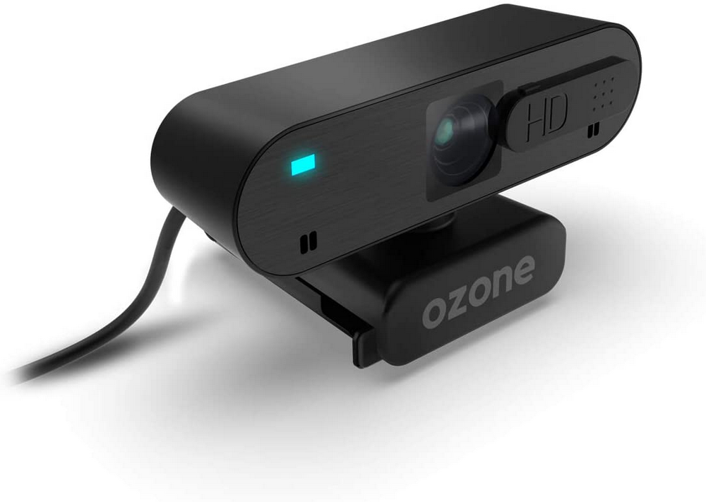 Webcam - Ozone LiveX50, Full HD 1920x1080p, Micrófono, USB, Sensor CMOS, Negro